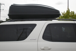 Rental Car with roof rack